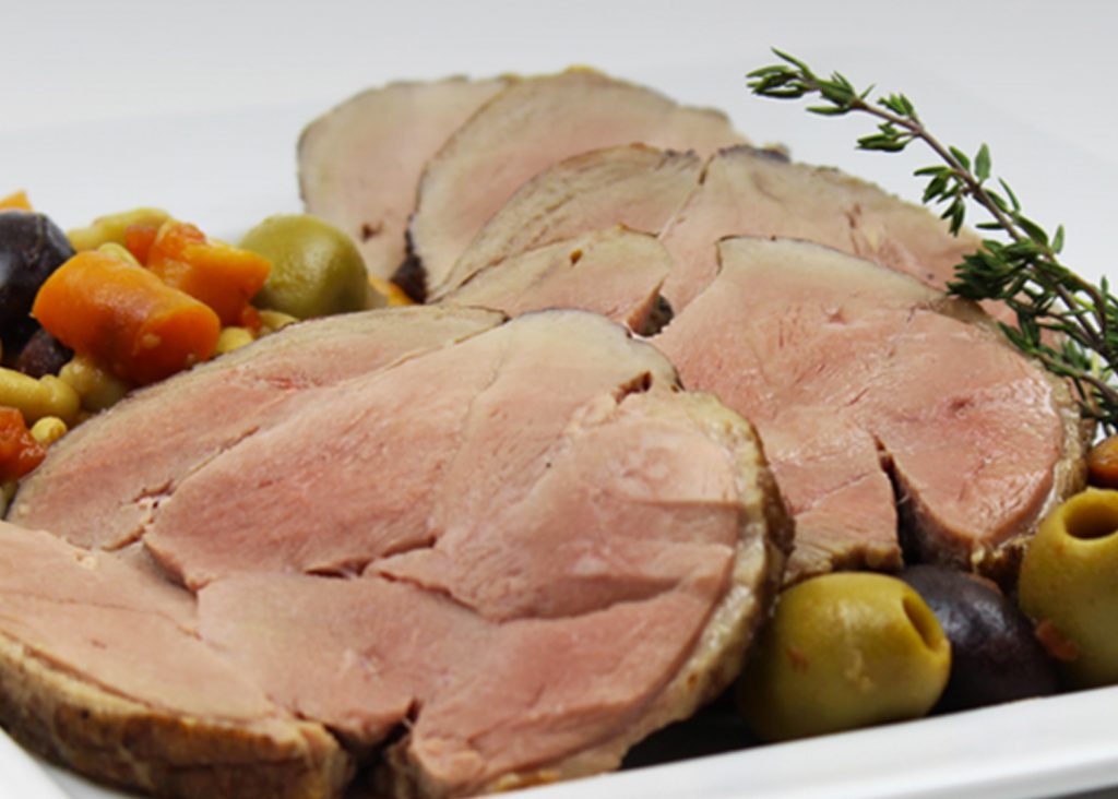 Rôti de canard aux deux olives façon languedocienne