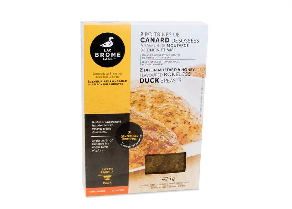 poitrine de canard moutarde dijon et miel
