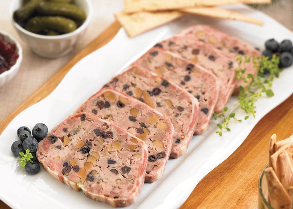 terrine de canard aux bleuets