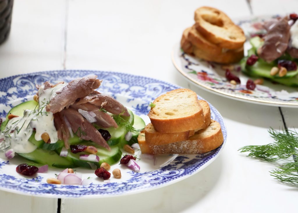 salade de confits de canard