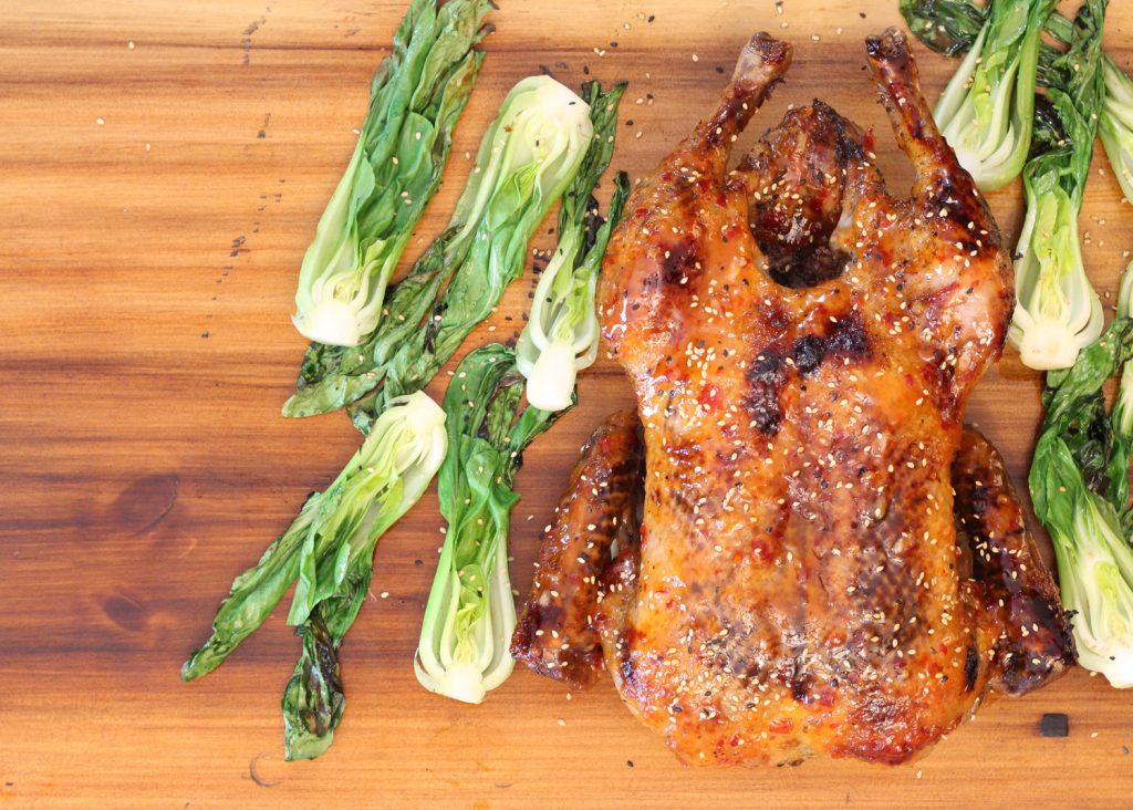 Canards à la sauce au chili douce