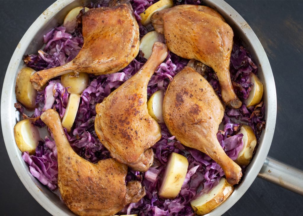 recette cuisses canard braisées