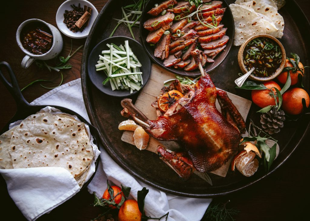 canard crepes mandarines