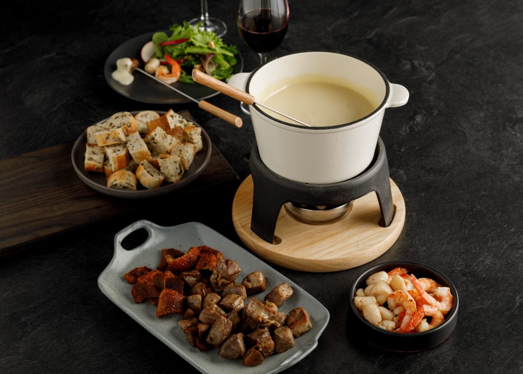fondue fromage canard
