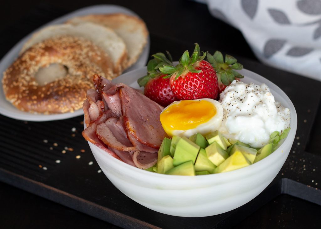 bol déjeuner au canard