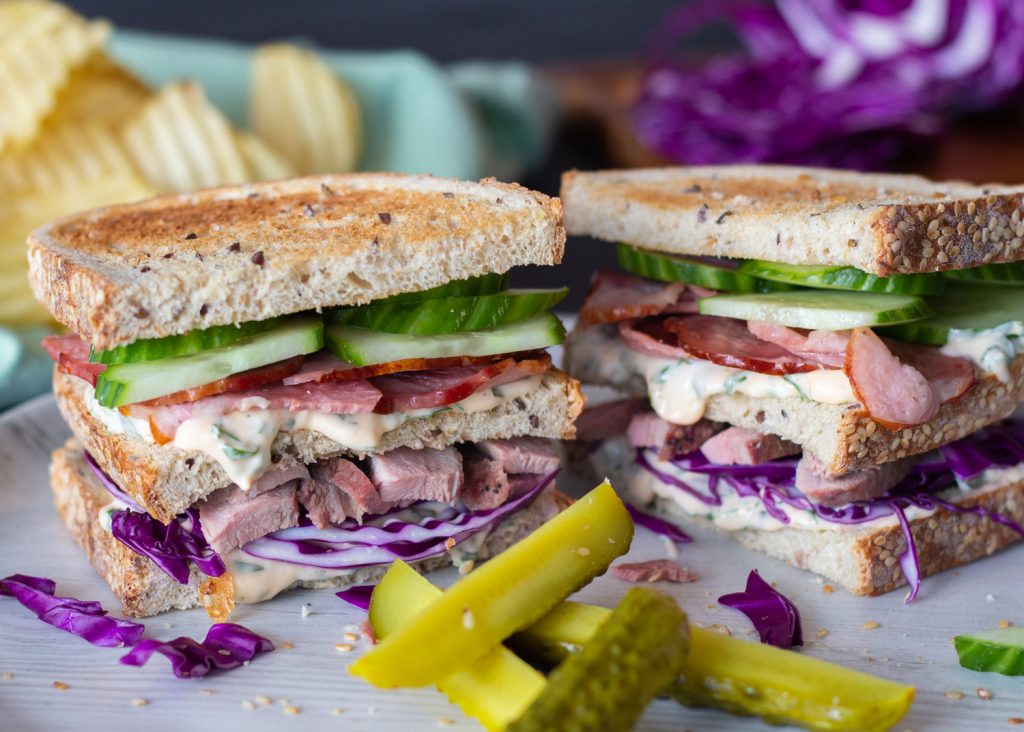 club sandwich au canard